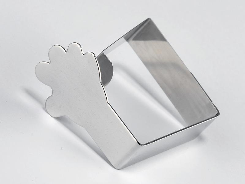 

Klipsy klamry uchwyty do obrusu Stal/inox 4 szt.