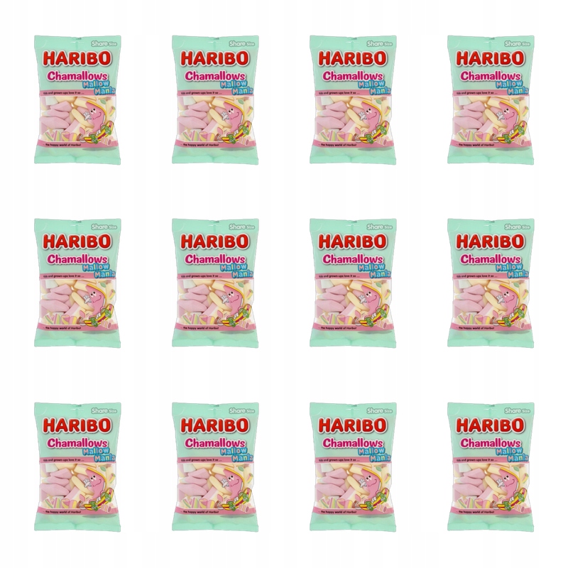 Ovocné pěny Haribo Mallow mánie 175 g X12