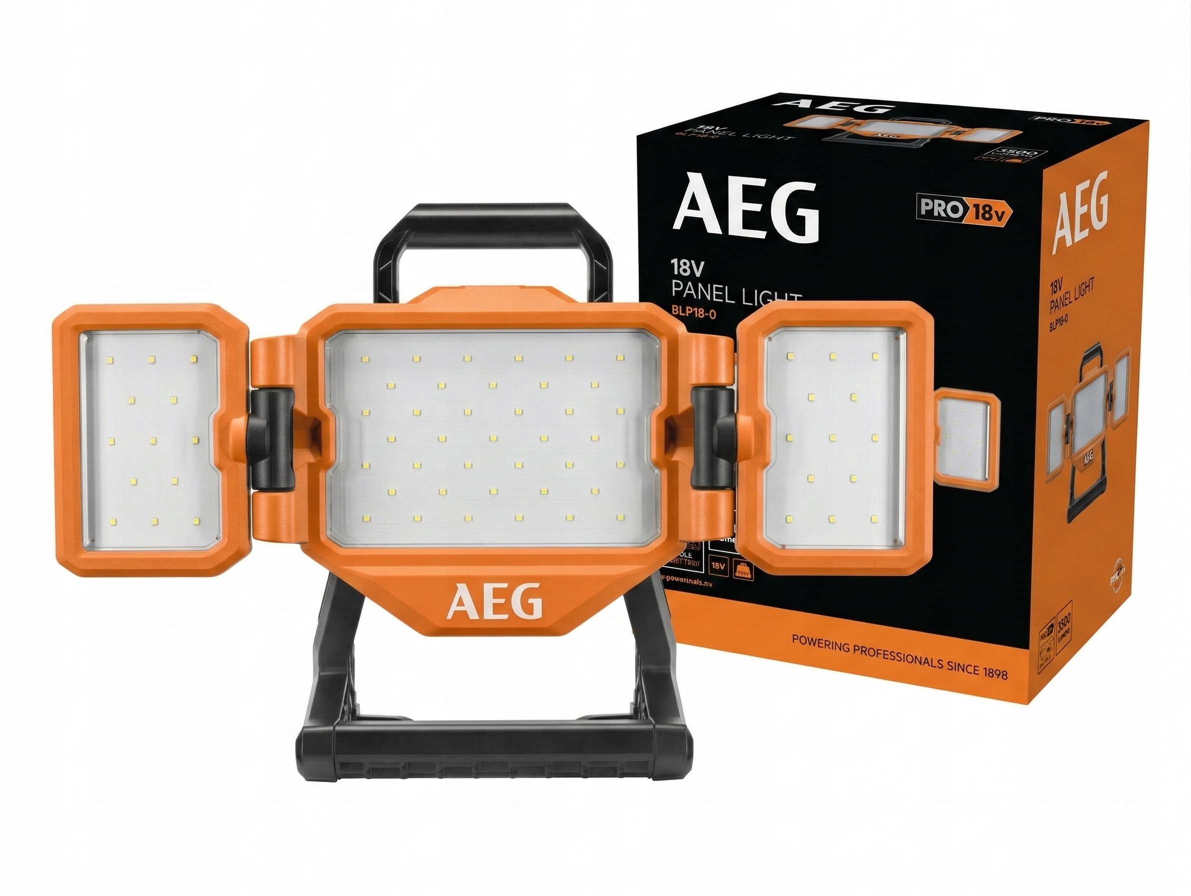 Akumulátorová halogénová Led lampa 3500lm 18V BLP18 Aeg