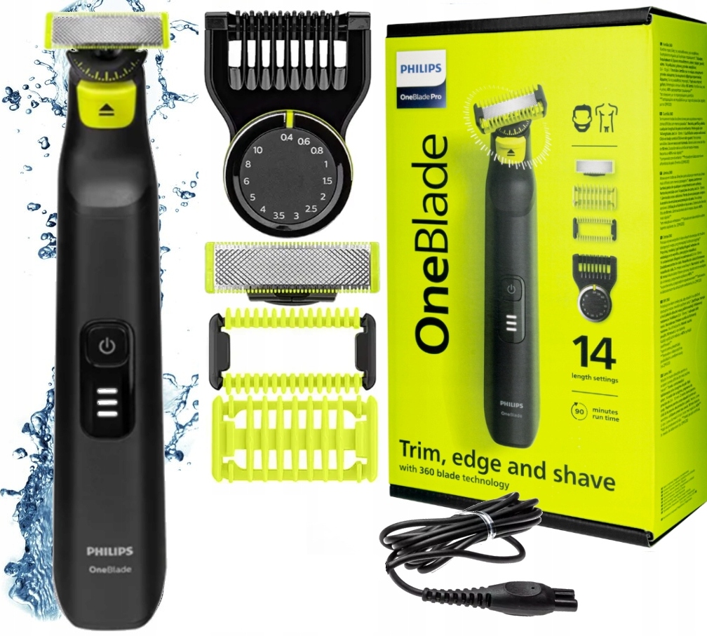 Holicí Strojek Philips One Blade Pro 360 na obličej a tělo holicí strojek philips Oneblade Pro