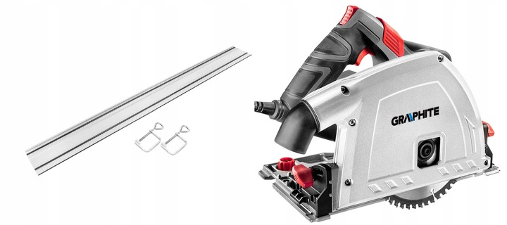 

Graphite Pilarka Zagłębiarka 58G495 Szyny 2x0,7m