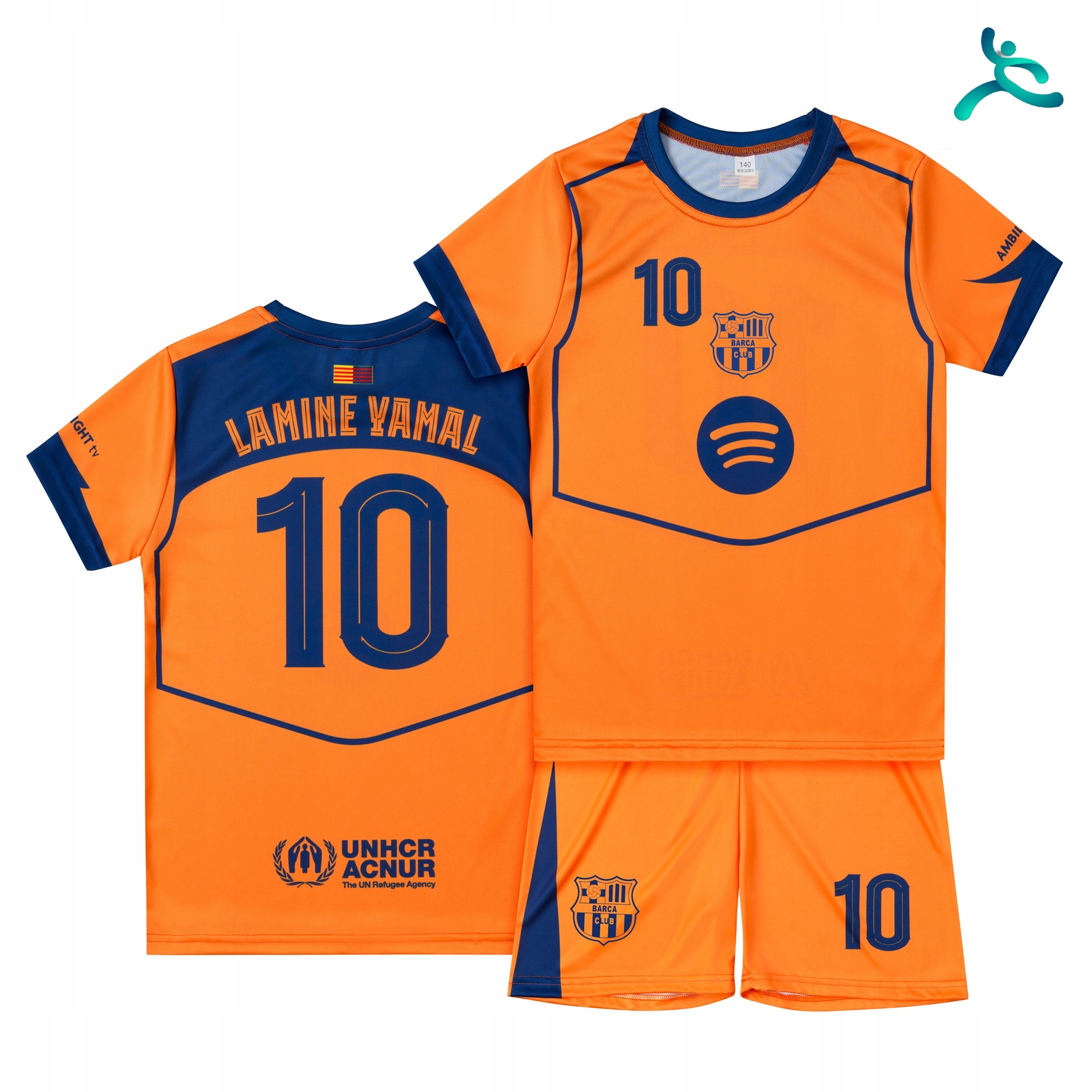 Fotbalové oblečení komplet Lamine Yamal vel 164