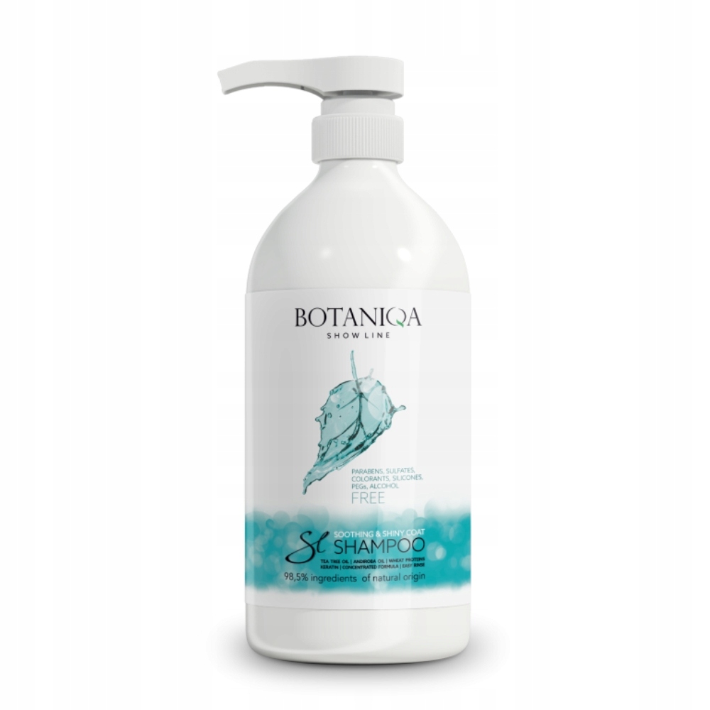 Botaniqa Show Line Soothing & Shiny Coat 1 l szampon dla wrażliwej skóry