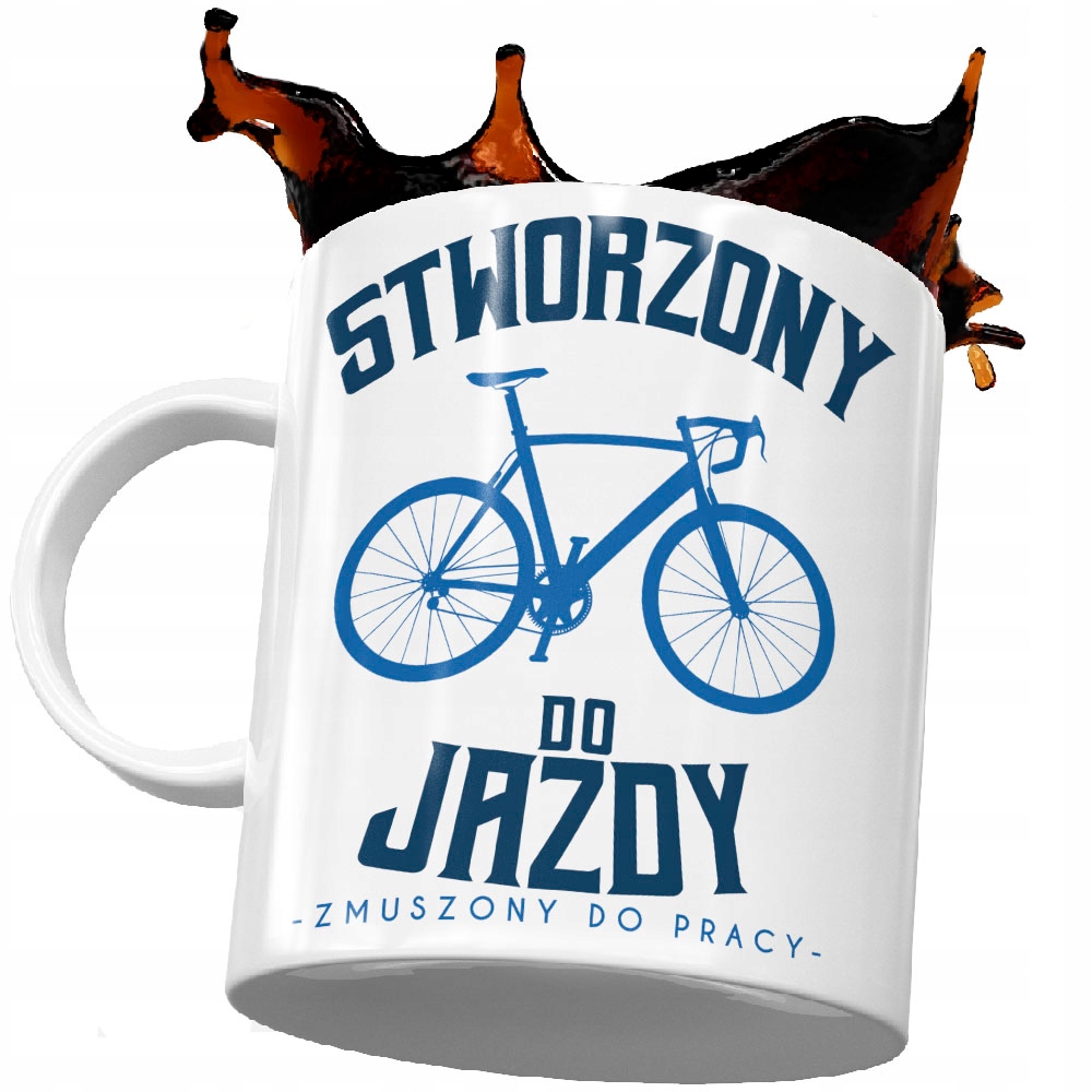 

Zmuszony Do Pracy Kubek Rower dla Rowerzysty Mtb