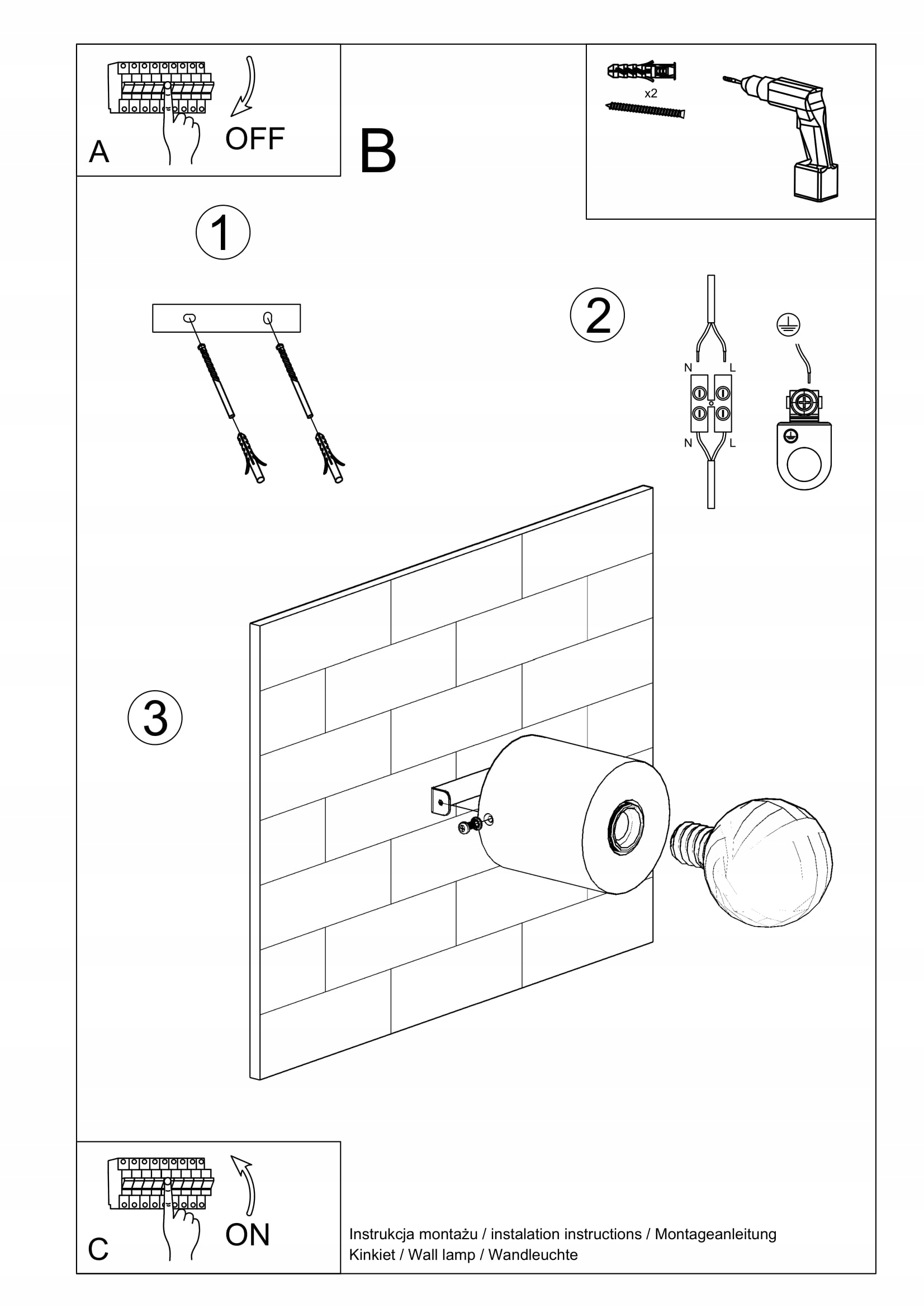 DREWNIANA Lampa Kinkiet Na Ścianę SALGADO LED Głębokość produktu 10 cm