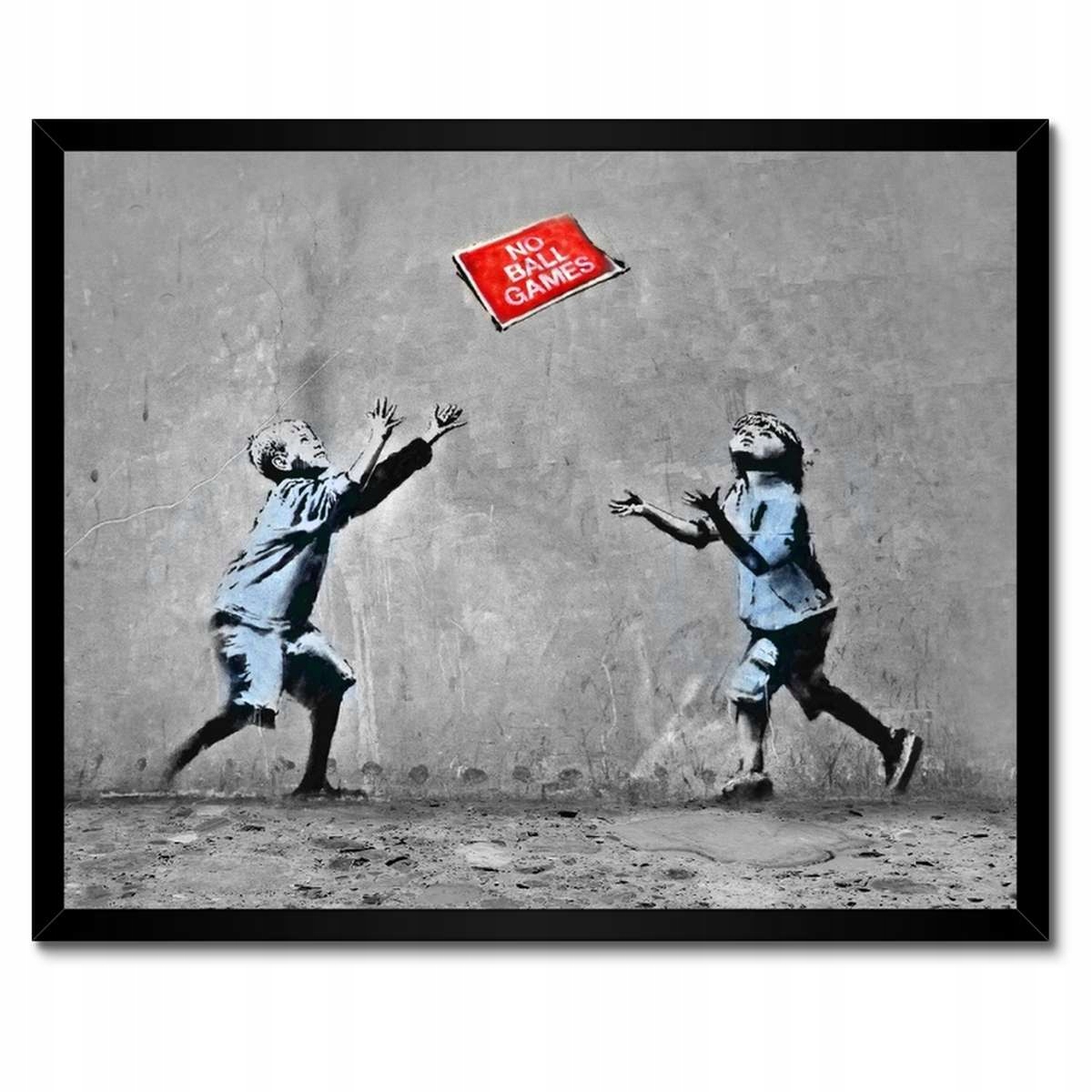 Plakáty v rámu 50x40 Banksy No Ball Games