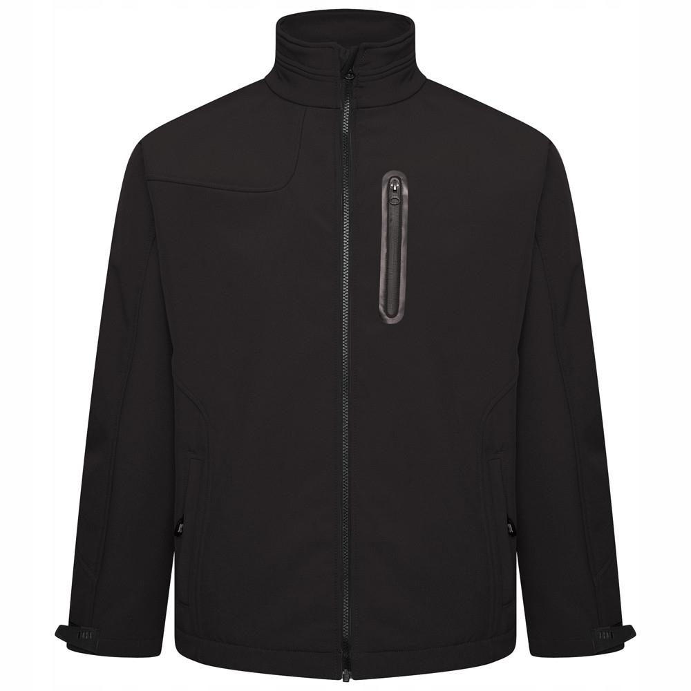 Kam bunda pánská KV132 softshell nadměrná velikost 8XL černá