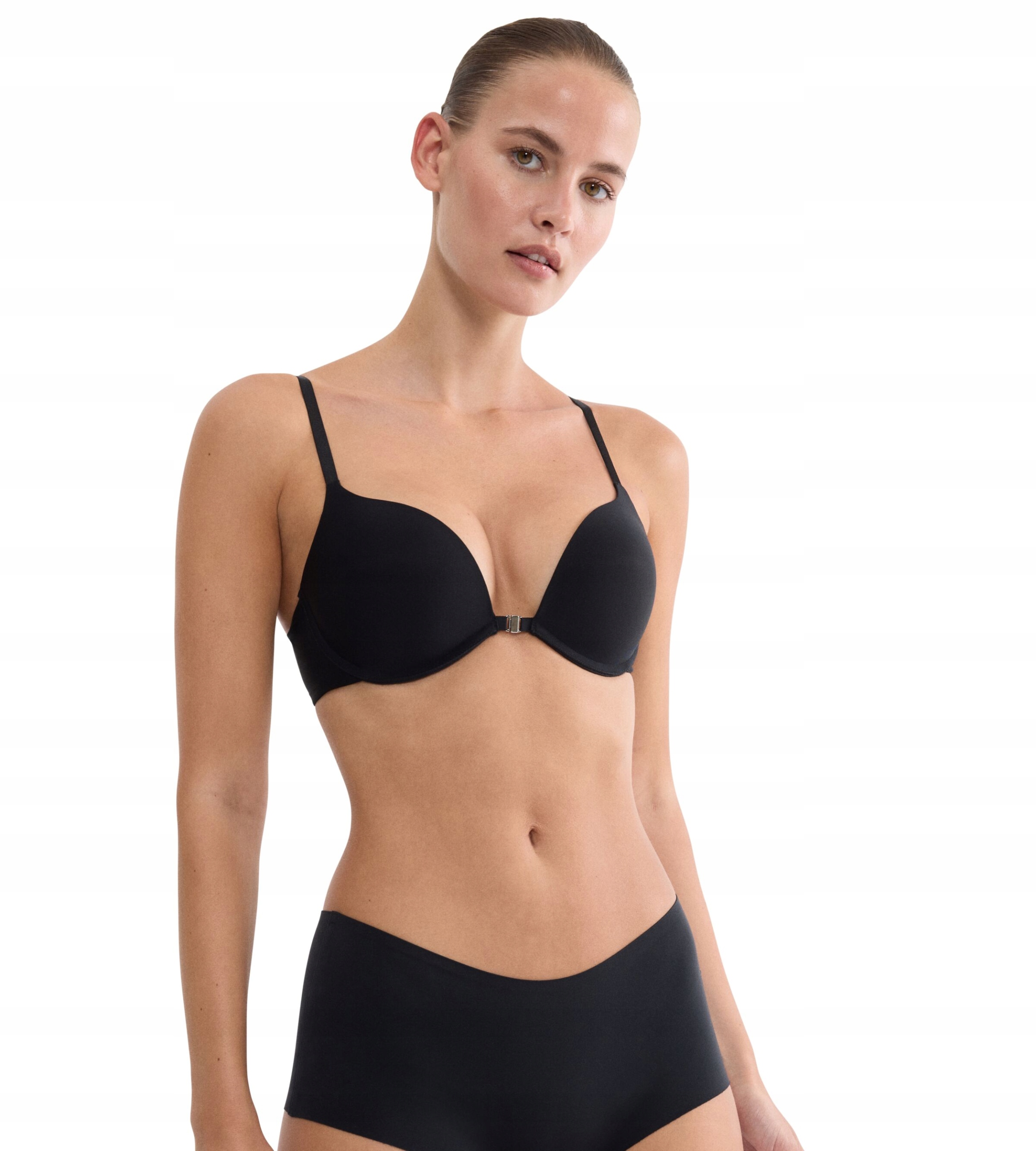 Biustonosz Triumph Pure Micro Whuf Push Up Zapinany z przodu 70D