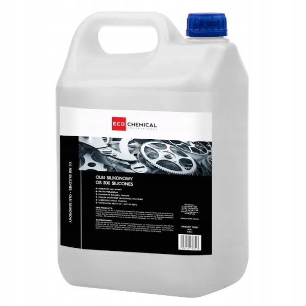 Os 300 Silikónový olej Profesionálne mazivo na tesnenia 5L Ecochemical