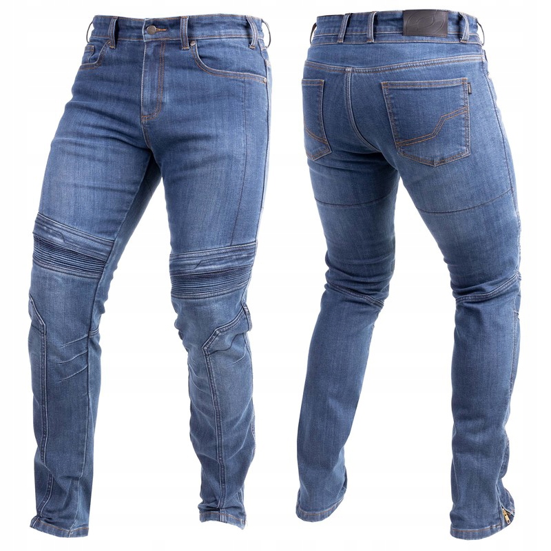 Pánske Motocyklové Džínsové Nohavice S Chráničmi