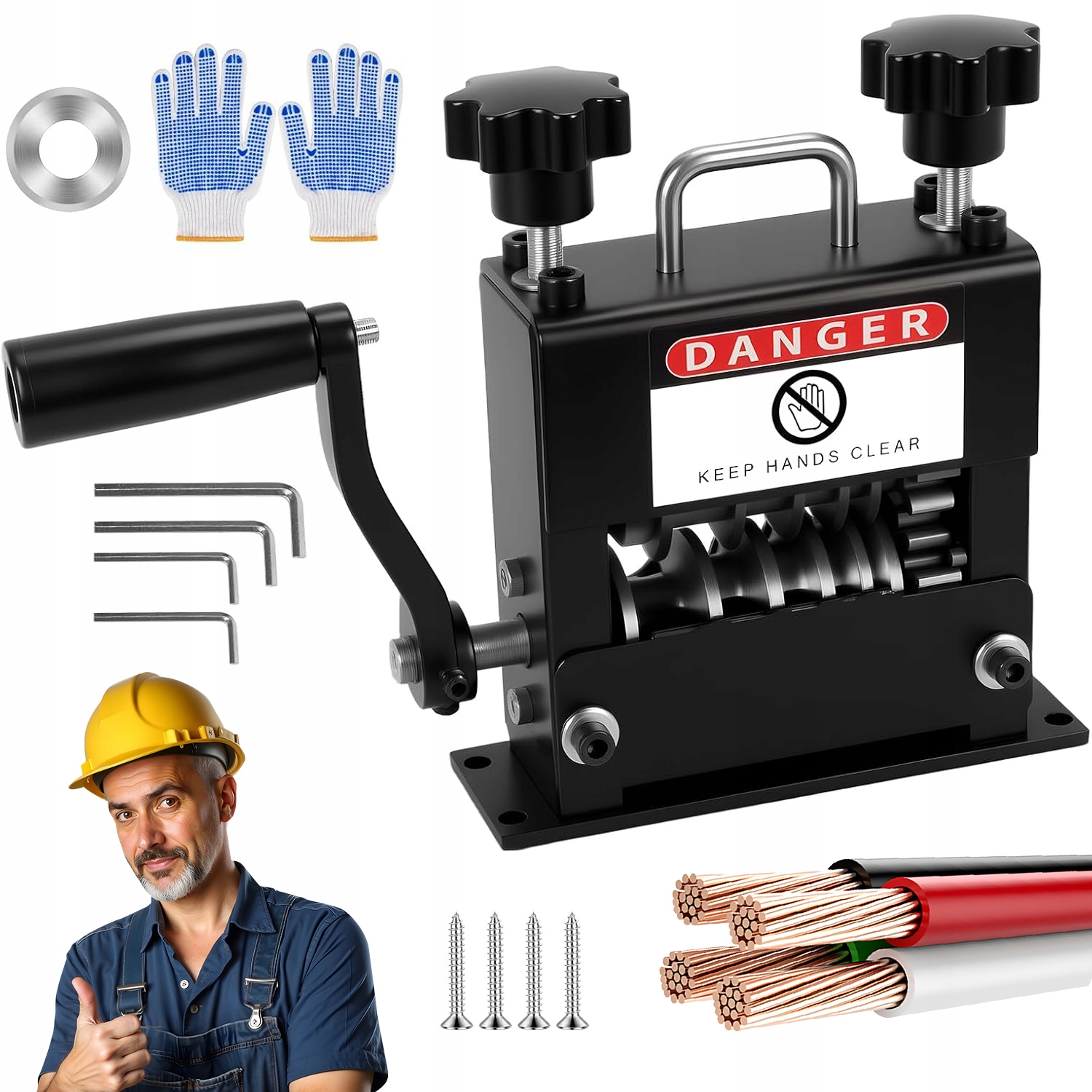 Nástroj Na Stripování Kabelů 0.5-17 MM Ocelová Čepel Hss Zařízení