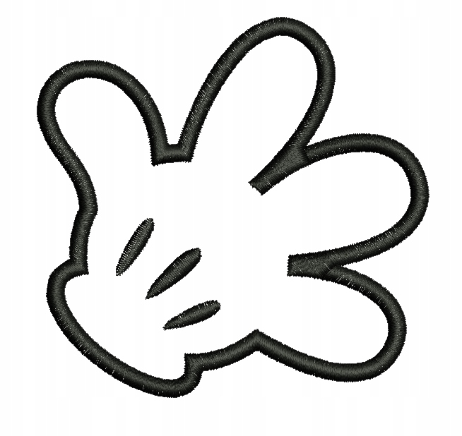 

Naszywka Aplikacja Myszka Miki Disney Łapka