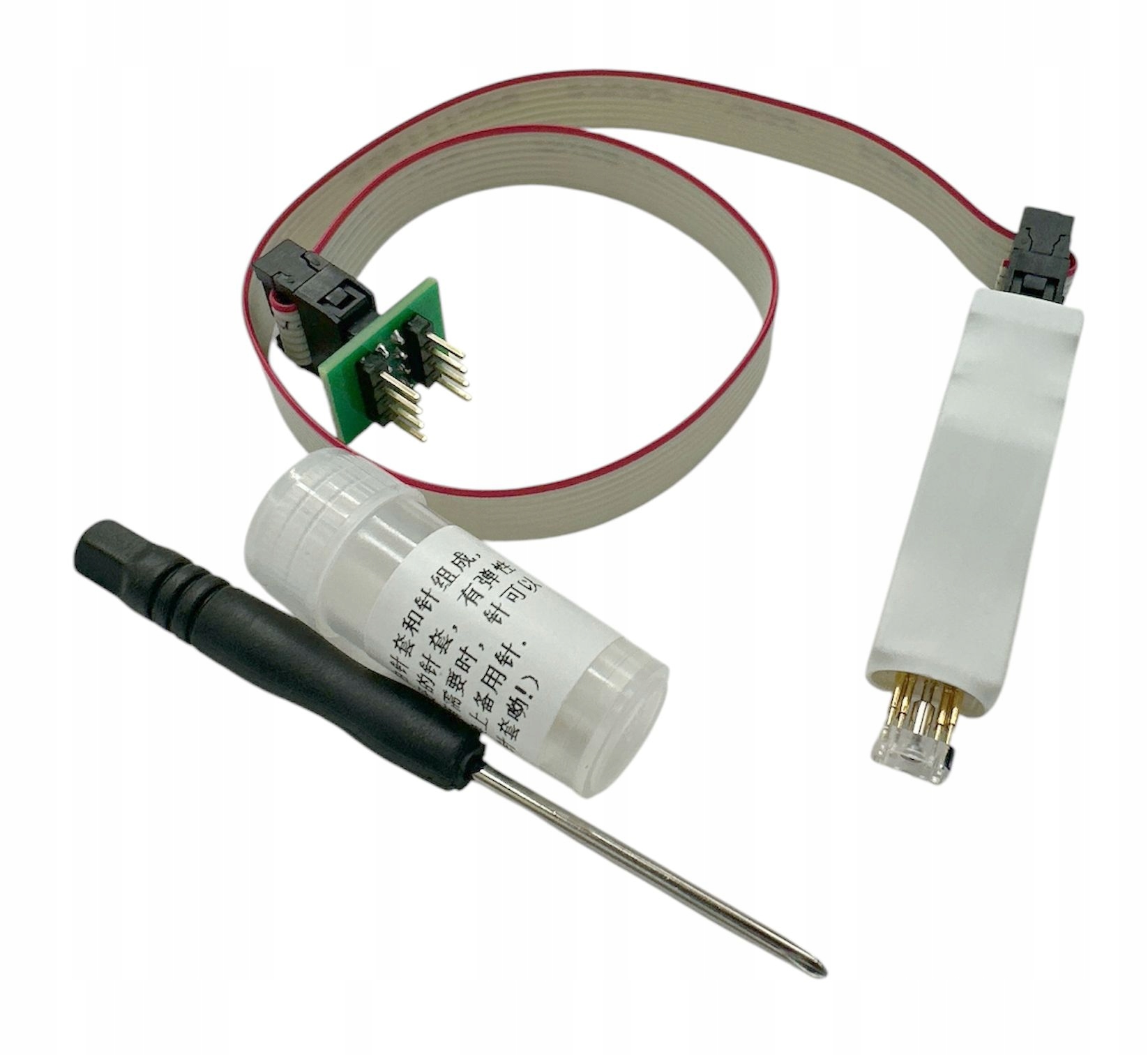 Sonda pomiarowa (klips) MSOP8 (R=0,65mm) z przewodem i adapterem