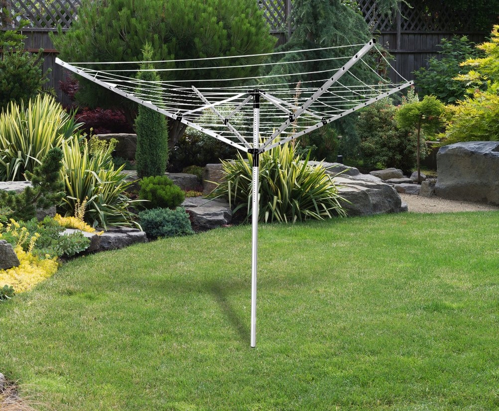 Suszarka Ogrodowa Zewnętrzna Przenośna na Pranie Składana XXL MOCNA Wysokość całkowita 190 cm