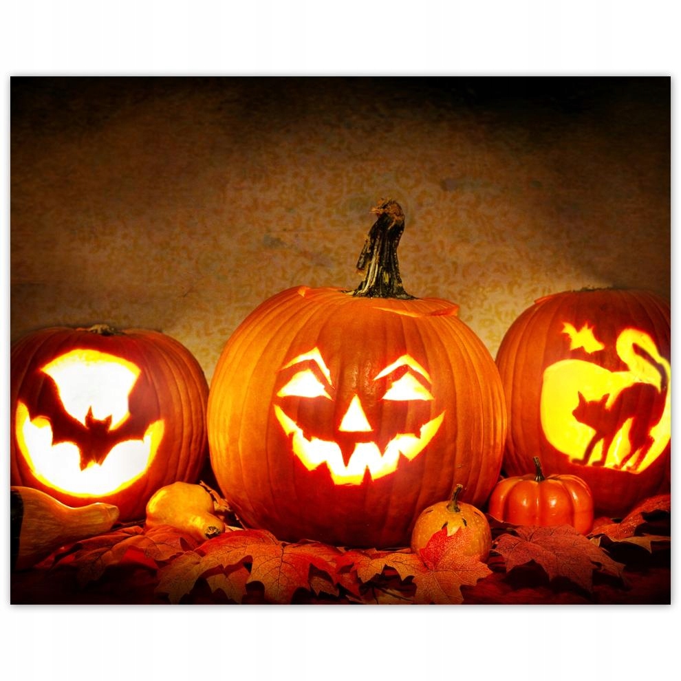 

Plakat 50x40 Halloween Dynia Dynie