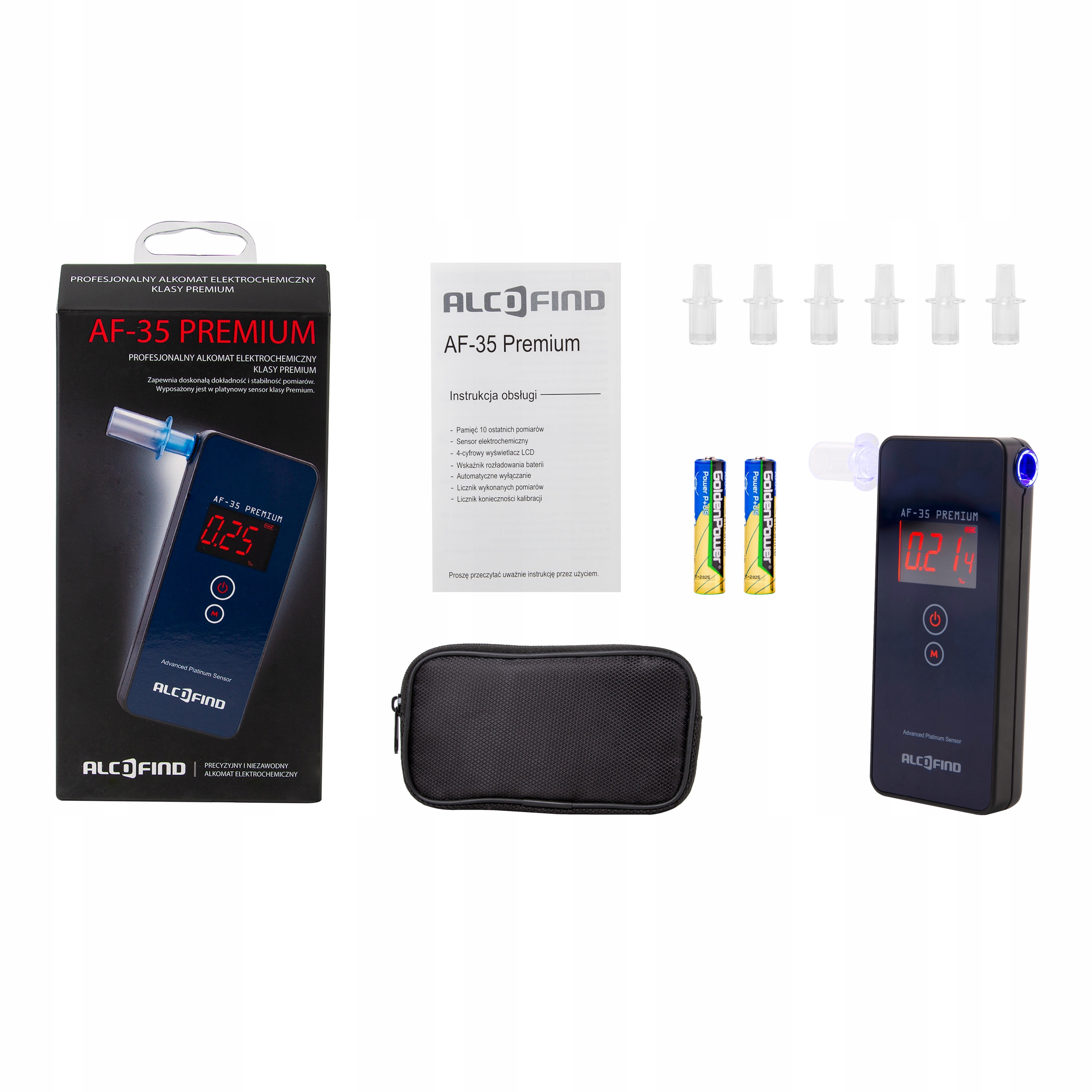 ALKOMAT OSOBISTY ALCOFIND AF 35 PREMIUM Color navy blue
