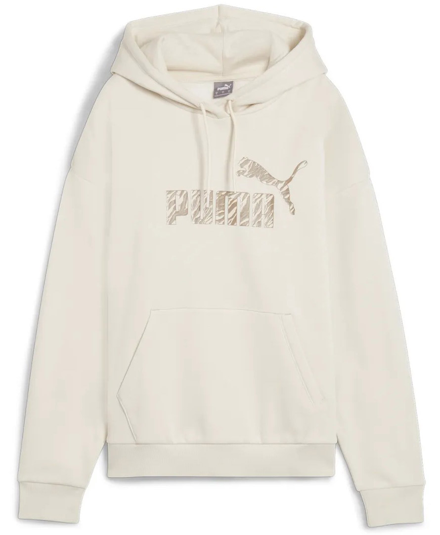 Tepláková mikina bavlněná Puma 68149287 zateplená s kapucí Xs