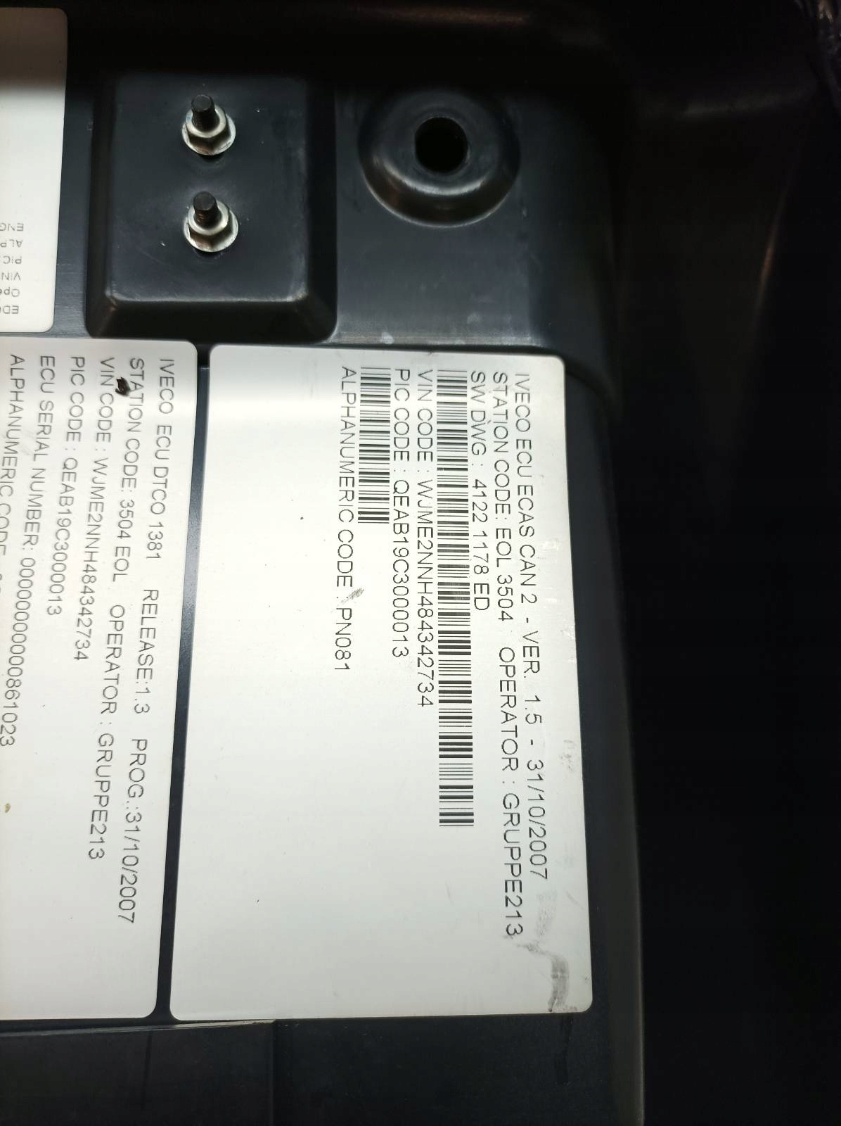 Handschuhfach des Beifahrers Abdeckung, Hutablage Iveco Stralis