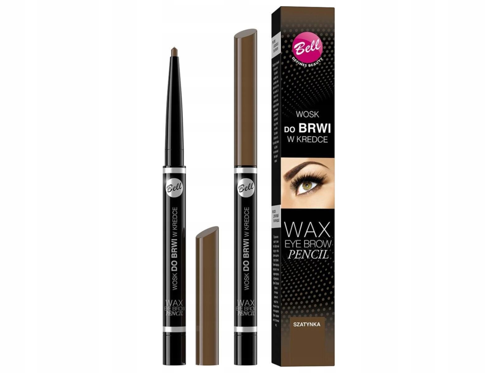 

Bell Wax Wosk do brwi w kredce dla szatynek 1szt