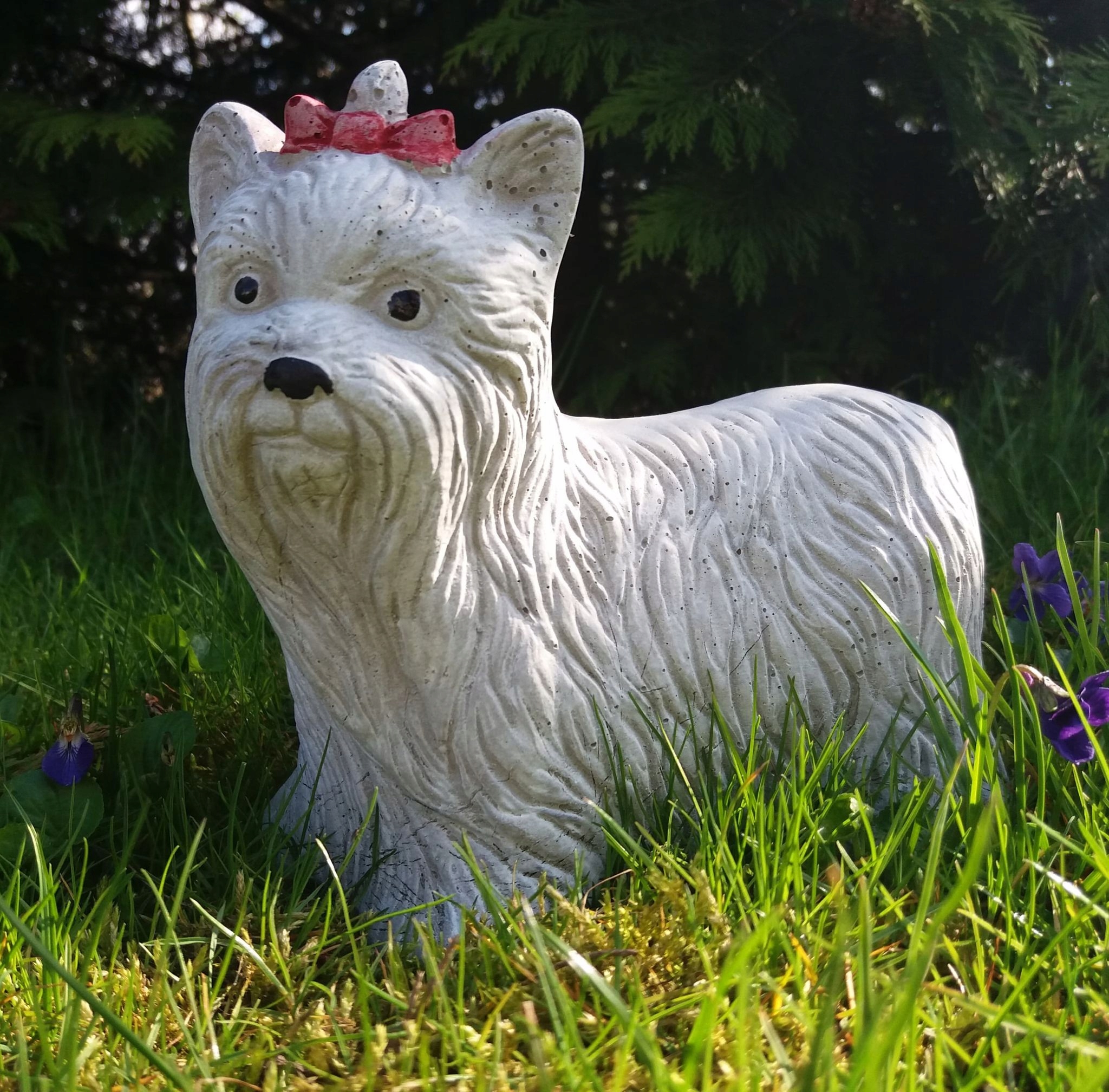 Figura Ogrodowa Pies York Figurka Betonowa Piesek