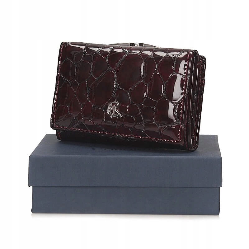 Elegantní kožená peněženka Canaletto 1224-C-s78/RFID bordó