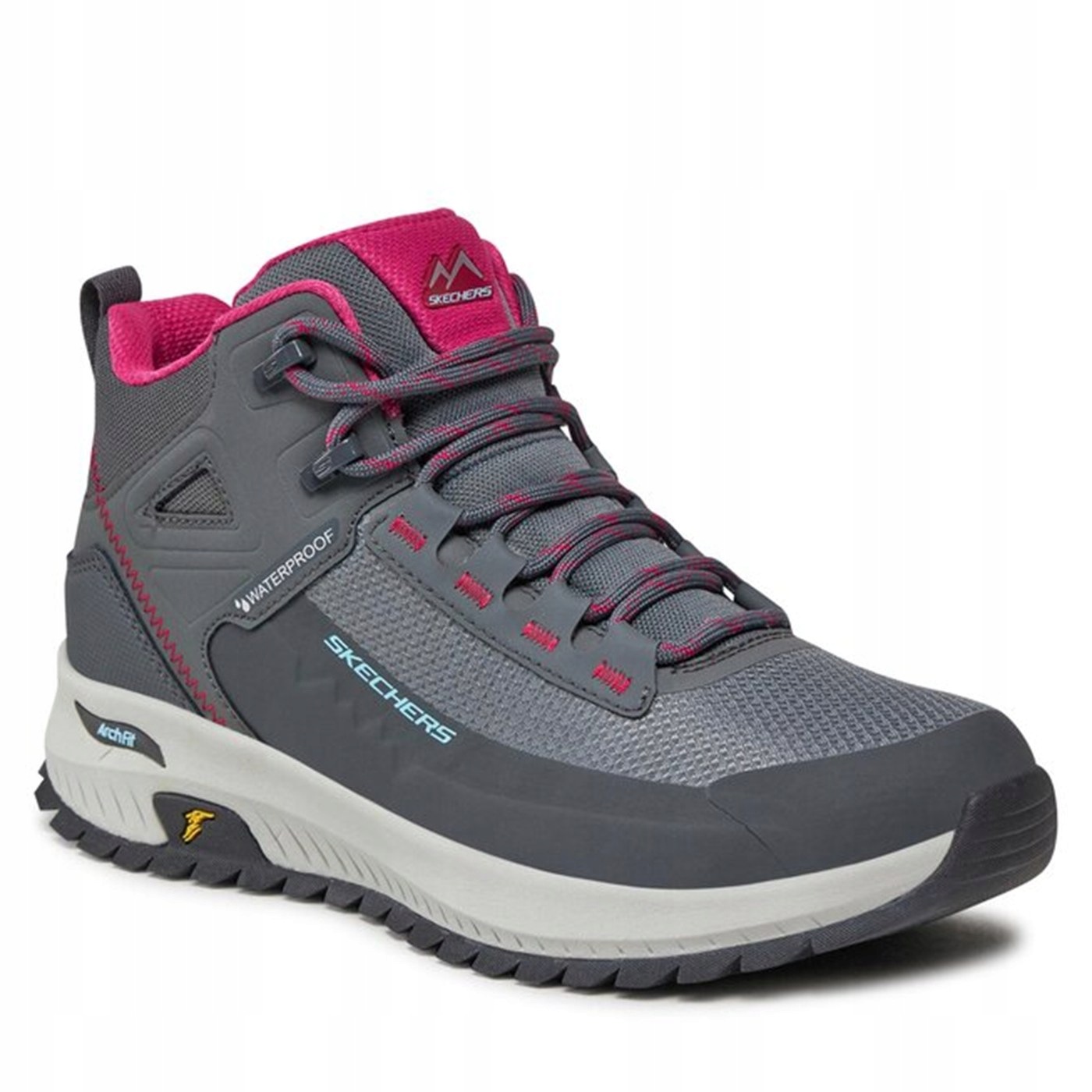 Dámské boty Skechers Arch Fit Discover Elevation 180086-CHPK Šedé 36,5