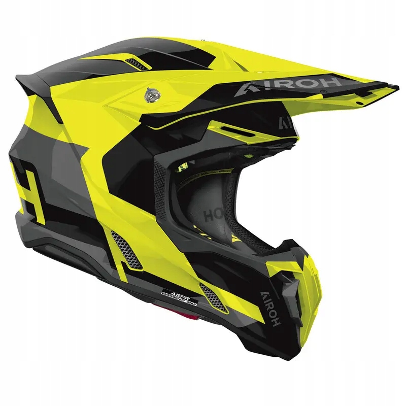 Offroadová prilba Cross Enduro Airoh Twist 3 Fancy Yellow Gloss Xs