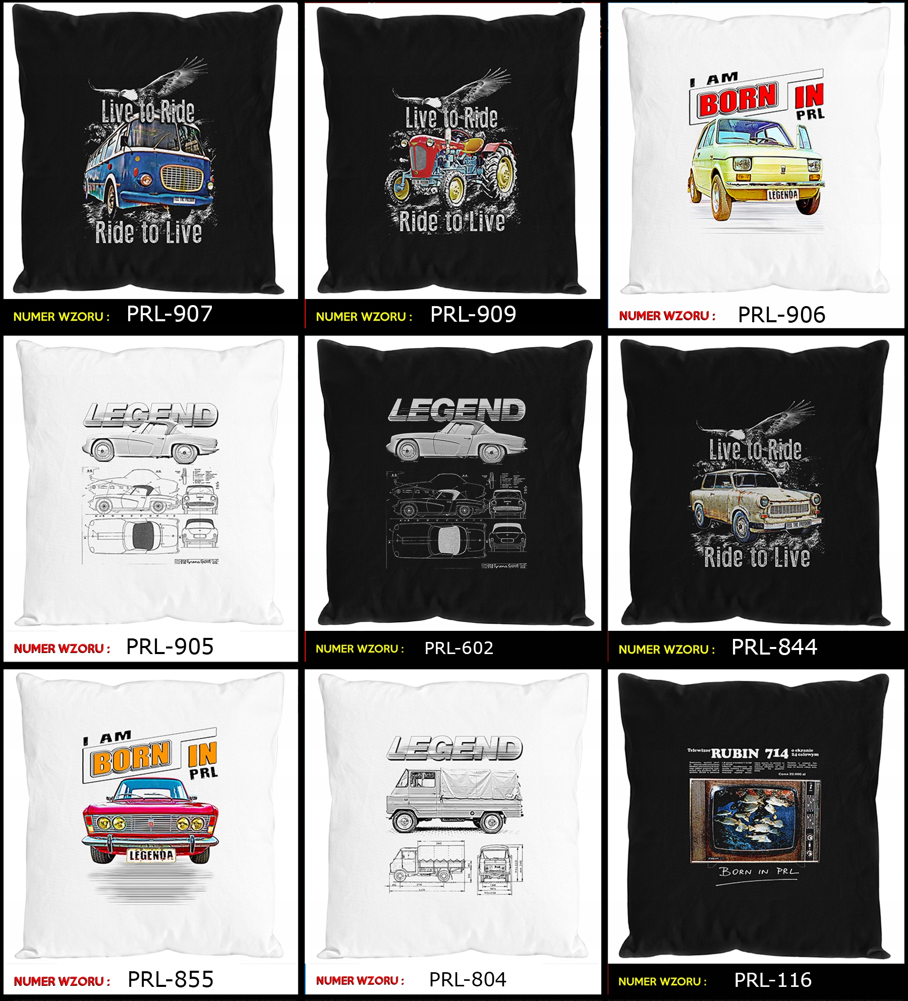 koszulka PODUSZKA prl relax usterka śmieszna WZORY Marka inna