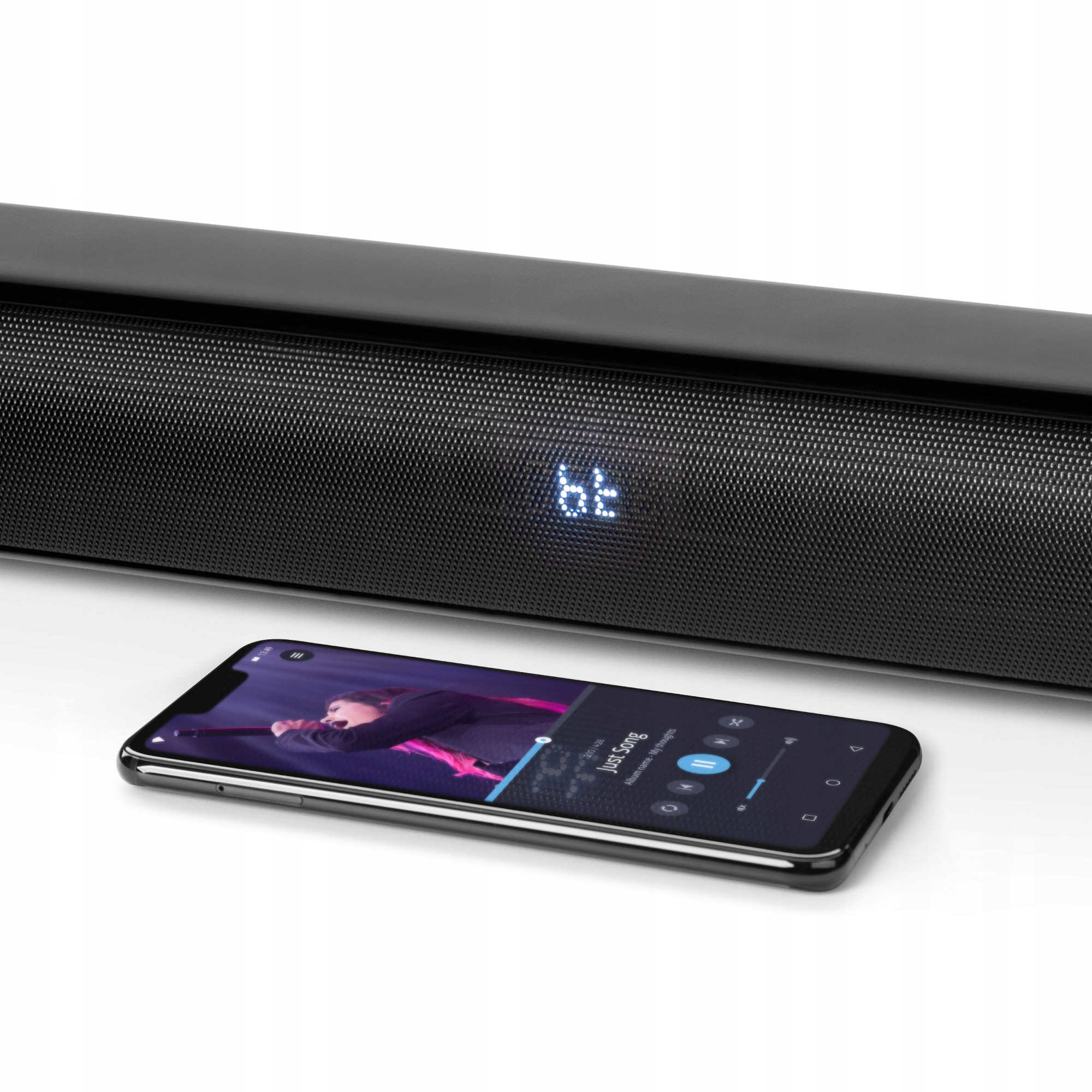 Саундбар Kruger&Matz Planet 2.1, сабвуфер, Bluetooth 5.3, USB, AUX-вход, HDMI, простой дизайн