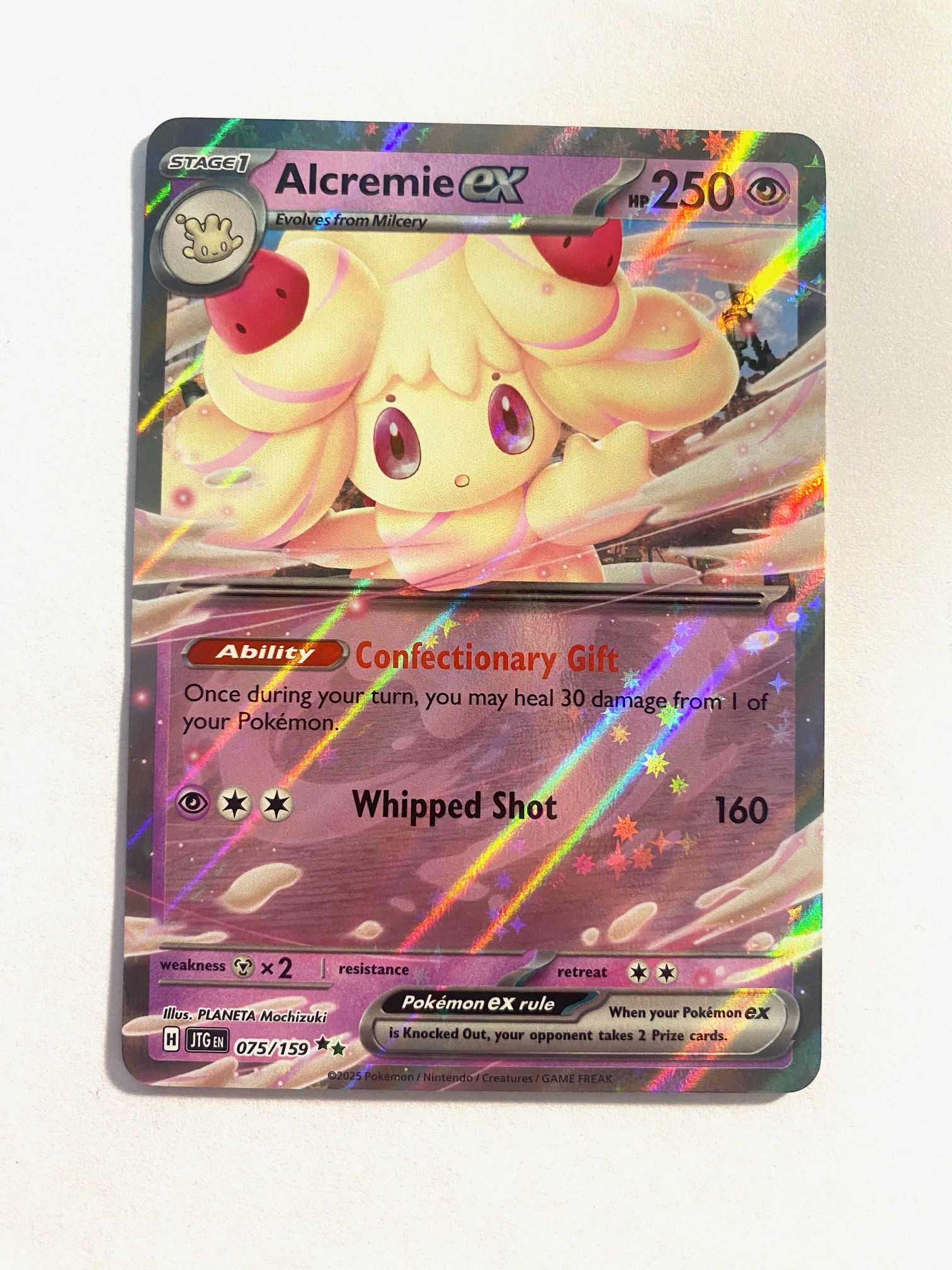 Journey Together Ultra Rare 075/159 Alcremie ex