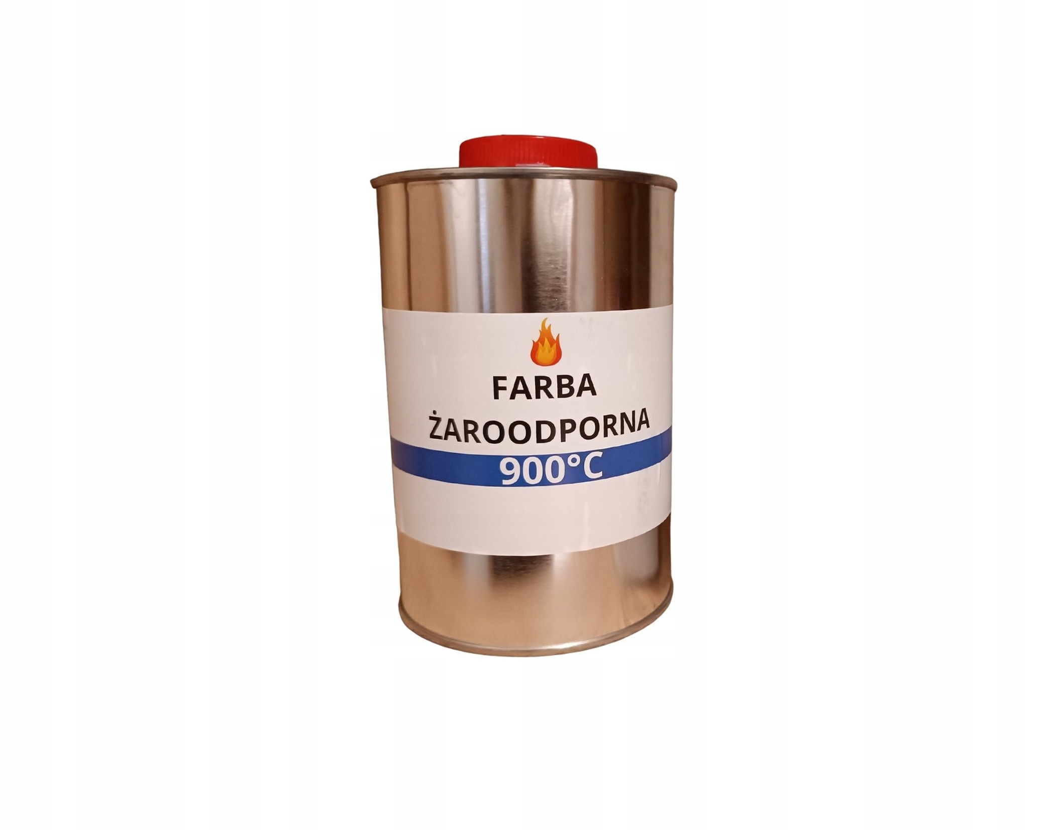 Barva Žáruvzdorná 1L v Láhvi Lak Černá – Pro kamna, grily, komíny