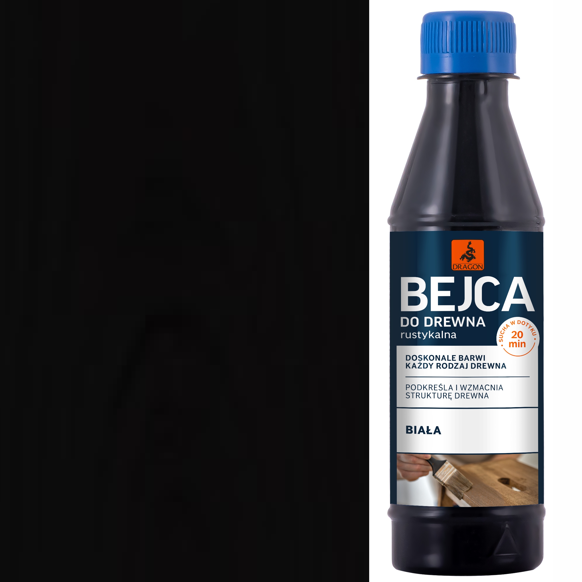 

Dragon Bejca Do Drewna Rustykalna 0,2 L Czarna