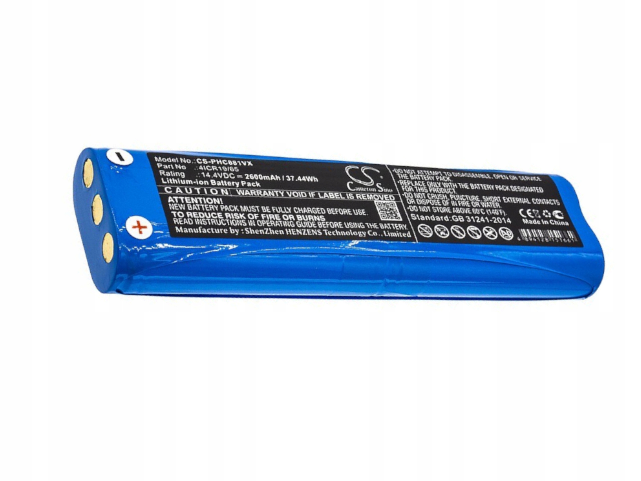 Baterie pro Bissell 1607381 4ICR19/65 Bissell 16058 16059 1974 16052 19745