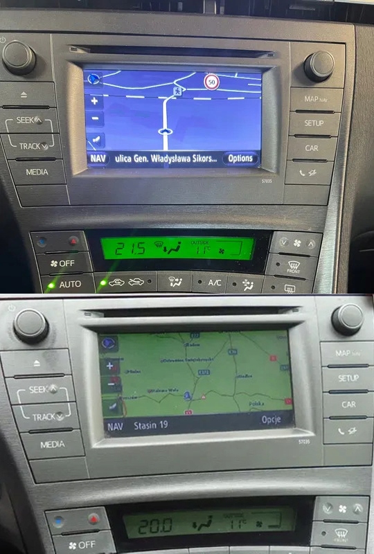 Mapa Toyota Prius (2012-2013) Toyota Touch Go Flash Disk