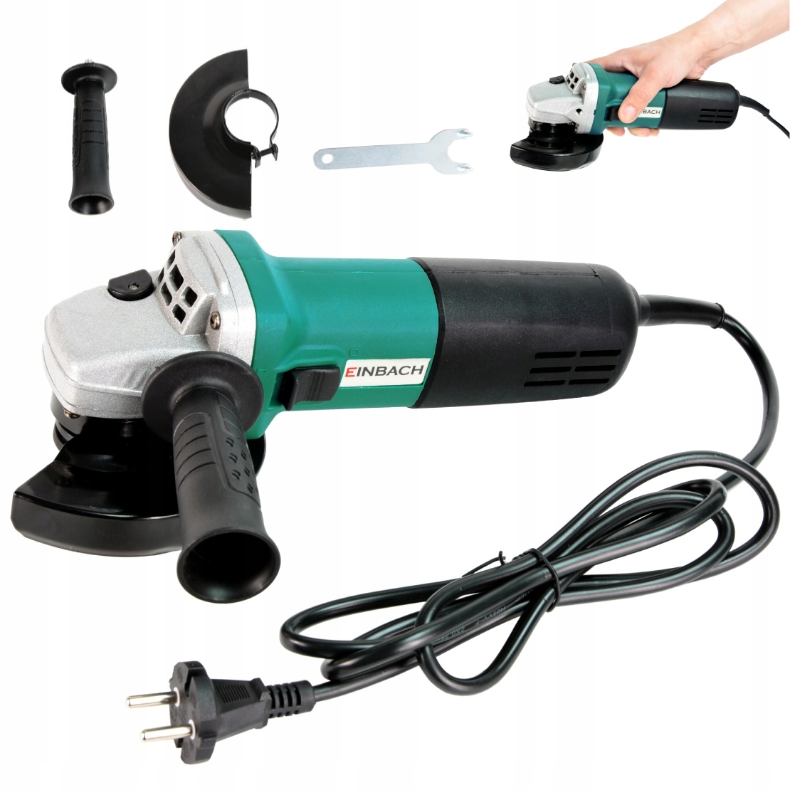 Szlifierka Kątowa Kątówka Mocna Lekka 1200 Diax 125 MM Einbach
