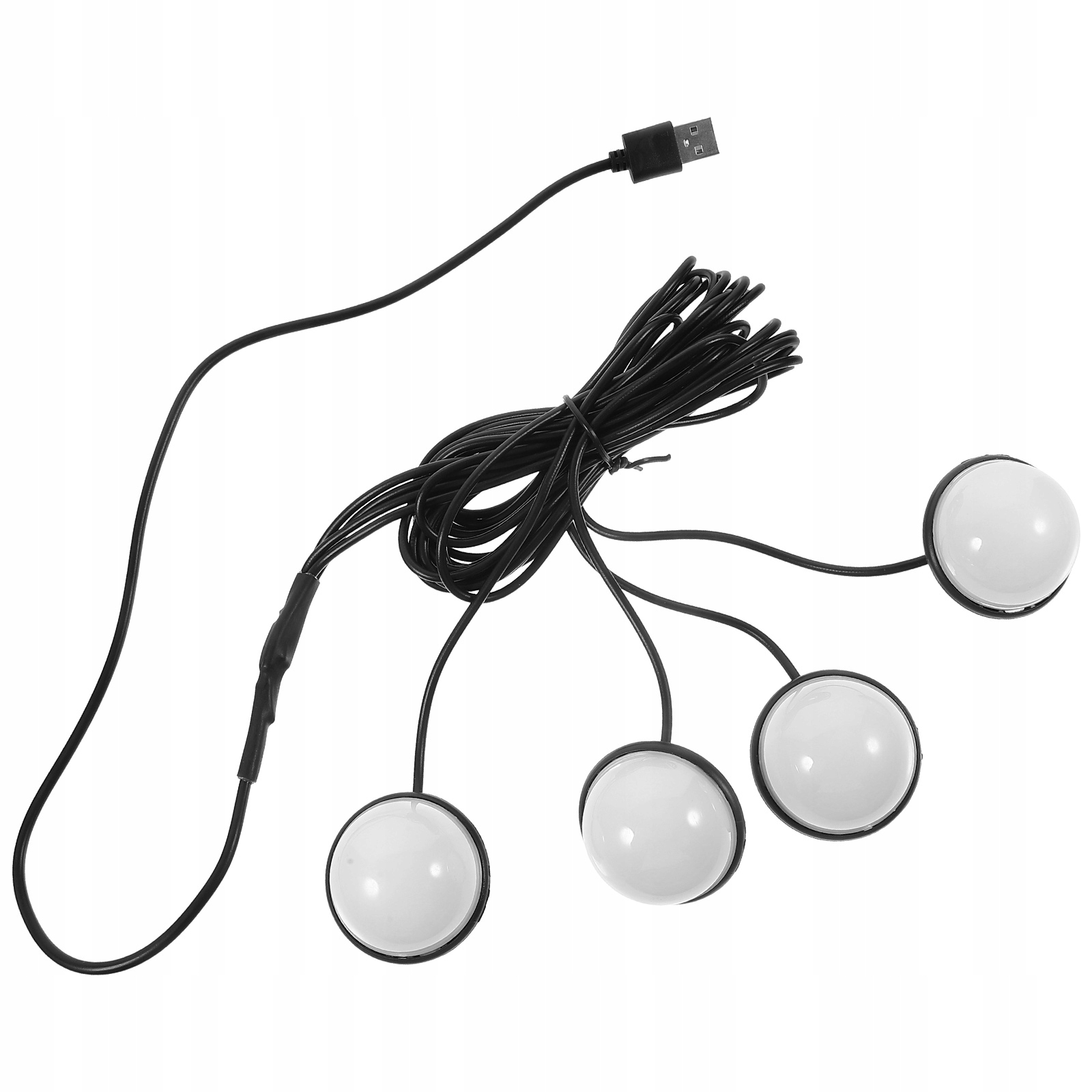 SAMOCHODOWE ŚWIATŁA AMBIENTOWE USB - DEKORACYJNE OŚWIETLENIE DO AUTA