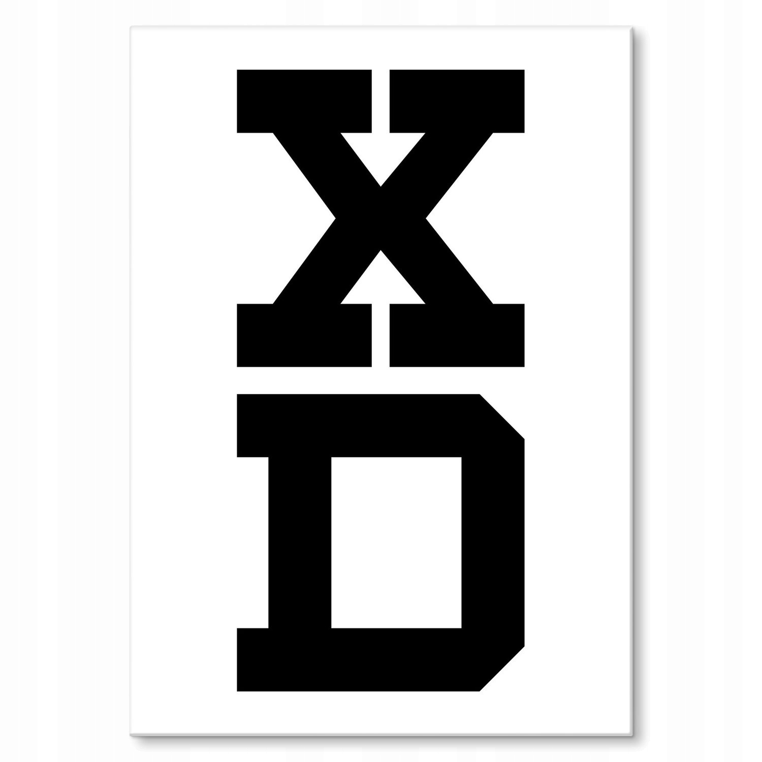 Kovový plakát XD Dárek 22 x 31 cm