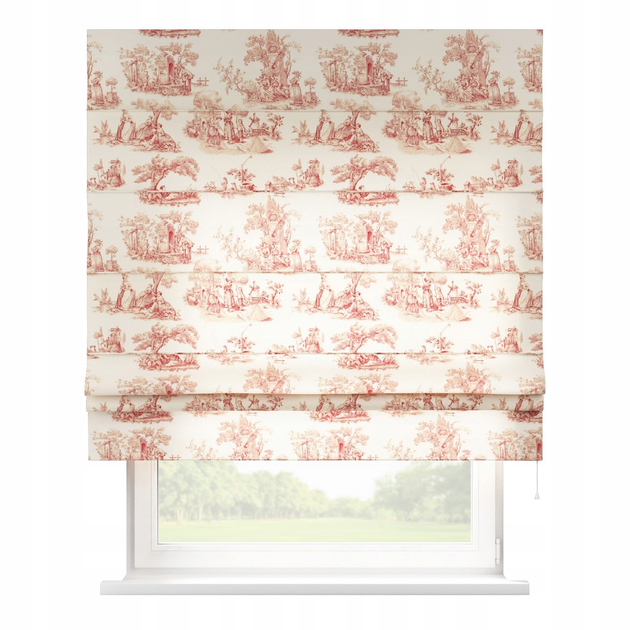 Hotová římská roleta Padva 130 x 170 cm červená