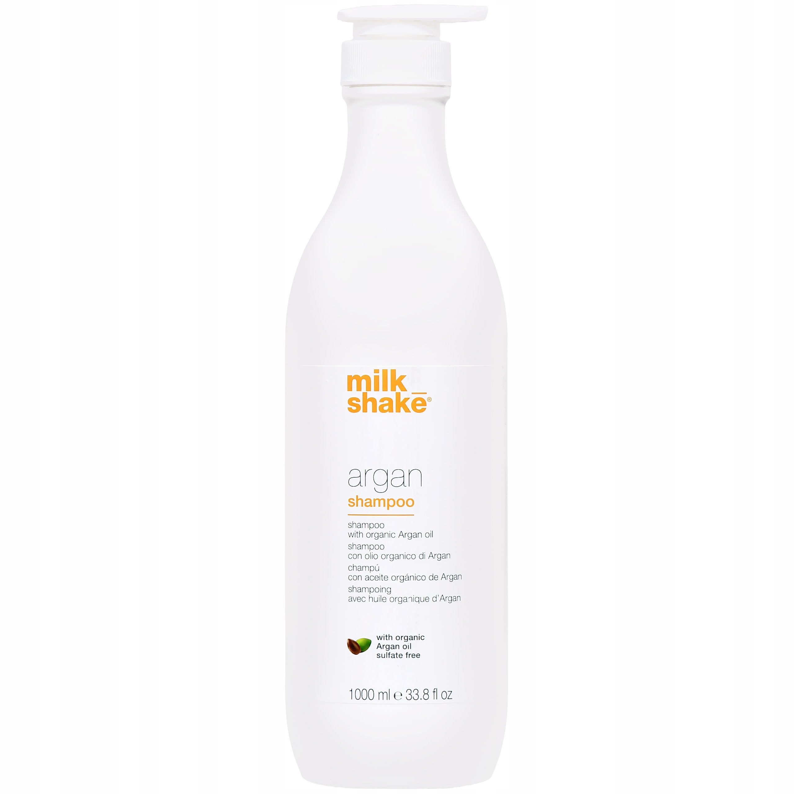 Argan Oil Shampoo Milk Shake pro profesionální hydrataci vlasů 1000 ml
