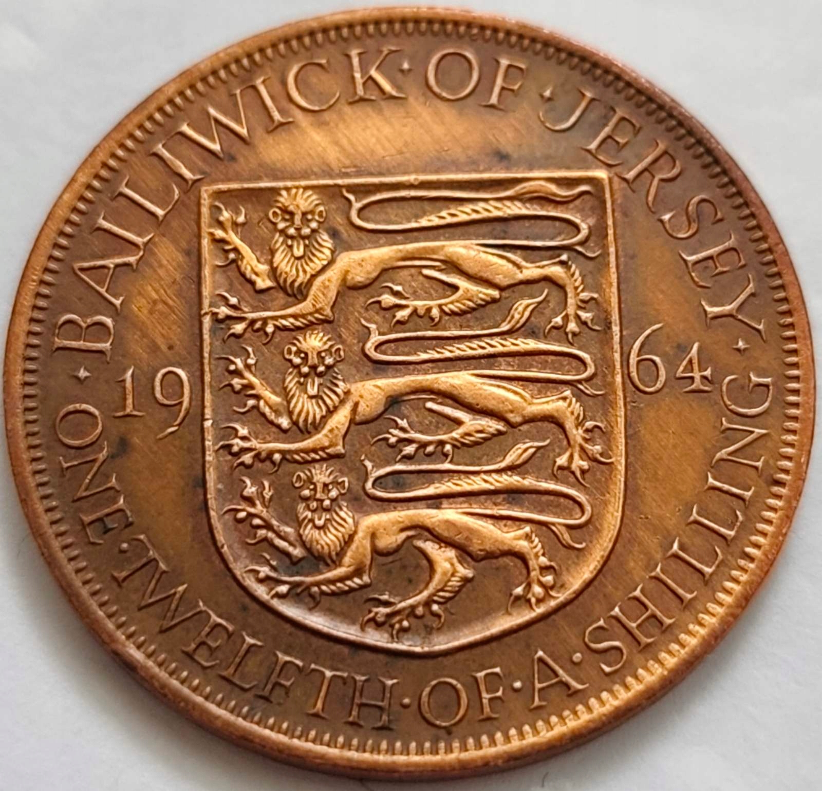 2596 - Jersey 1/12 szylinga, 1964