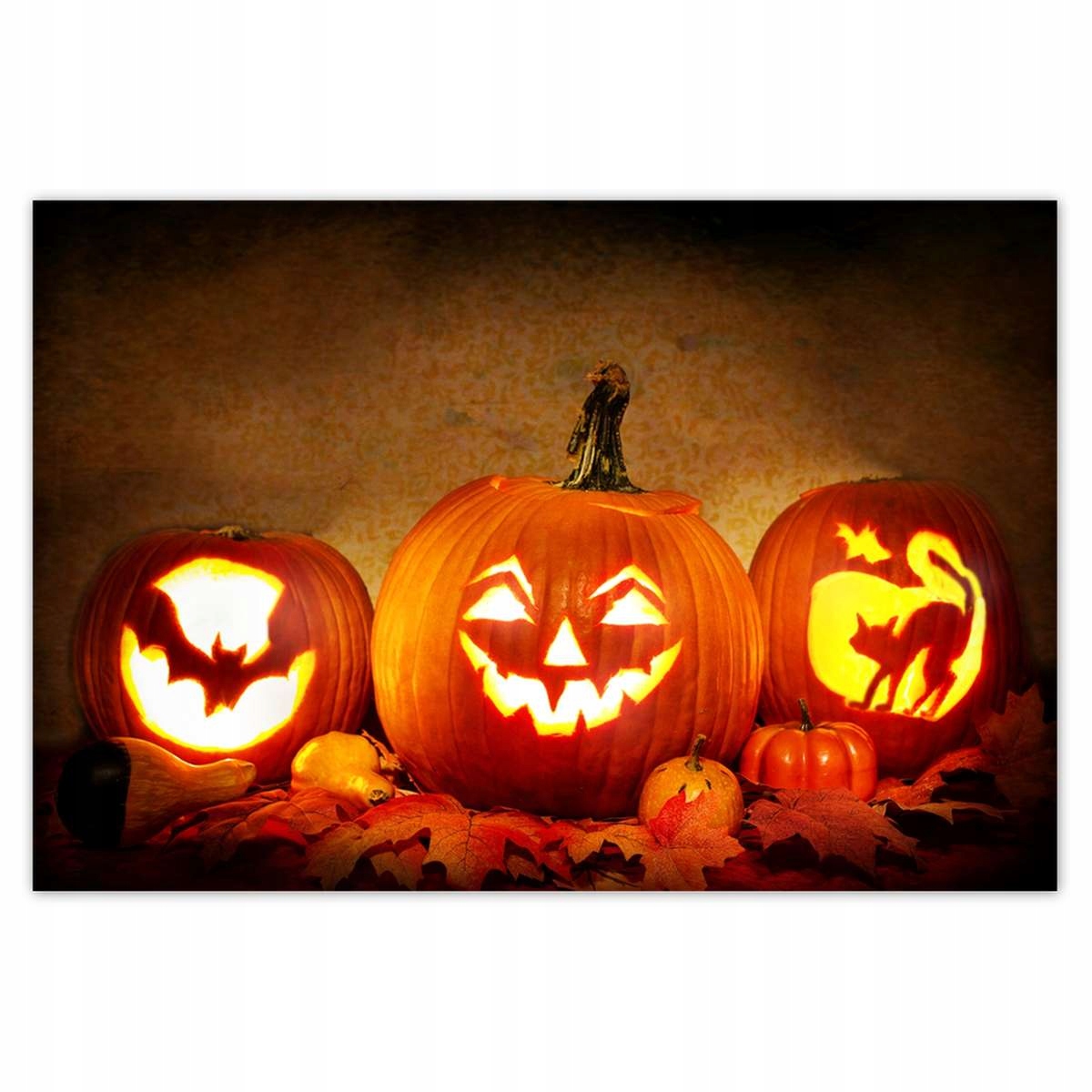 Plakáty 200x135 Halloween Dýně