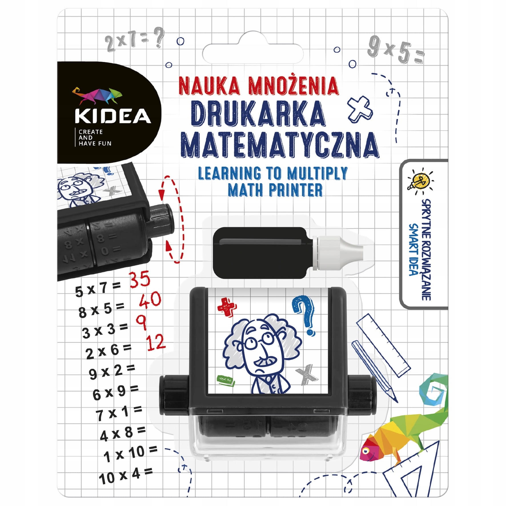 Drukarka/pieczątka matematyczna Mnożenie Kidea