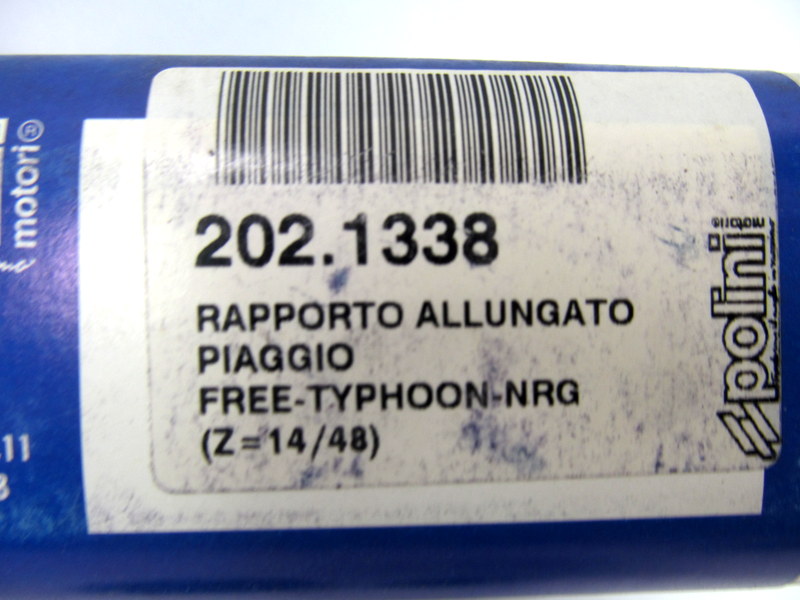 Przekladnia 14 48 POLINI Piaggio Sfera RST 95 98 Part number 202 1338