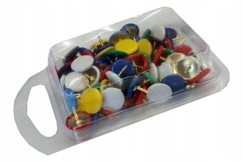 

Pinezki Kolorowe Metalowe 100 Szt