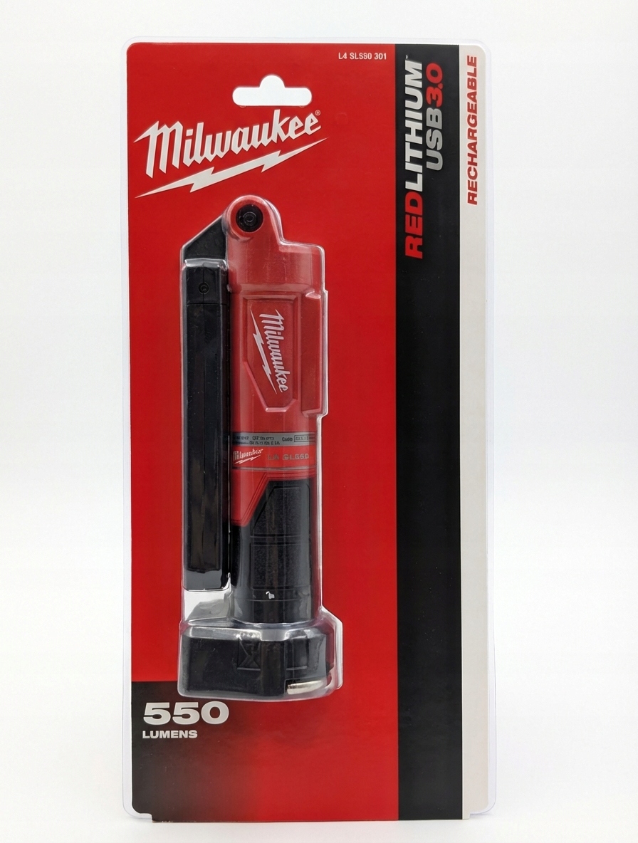 Nabíjateľná Usb Led dielenská Baterka 550Lm L4 SL550-301 Milwaukee