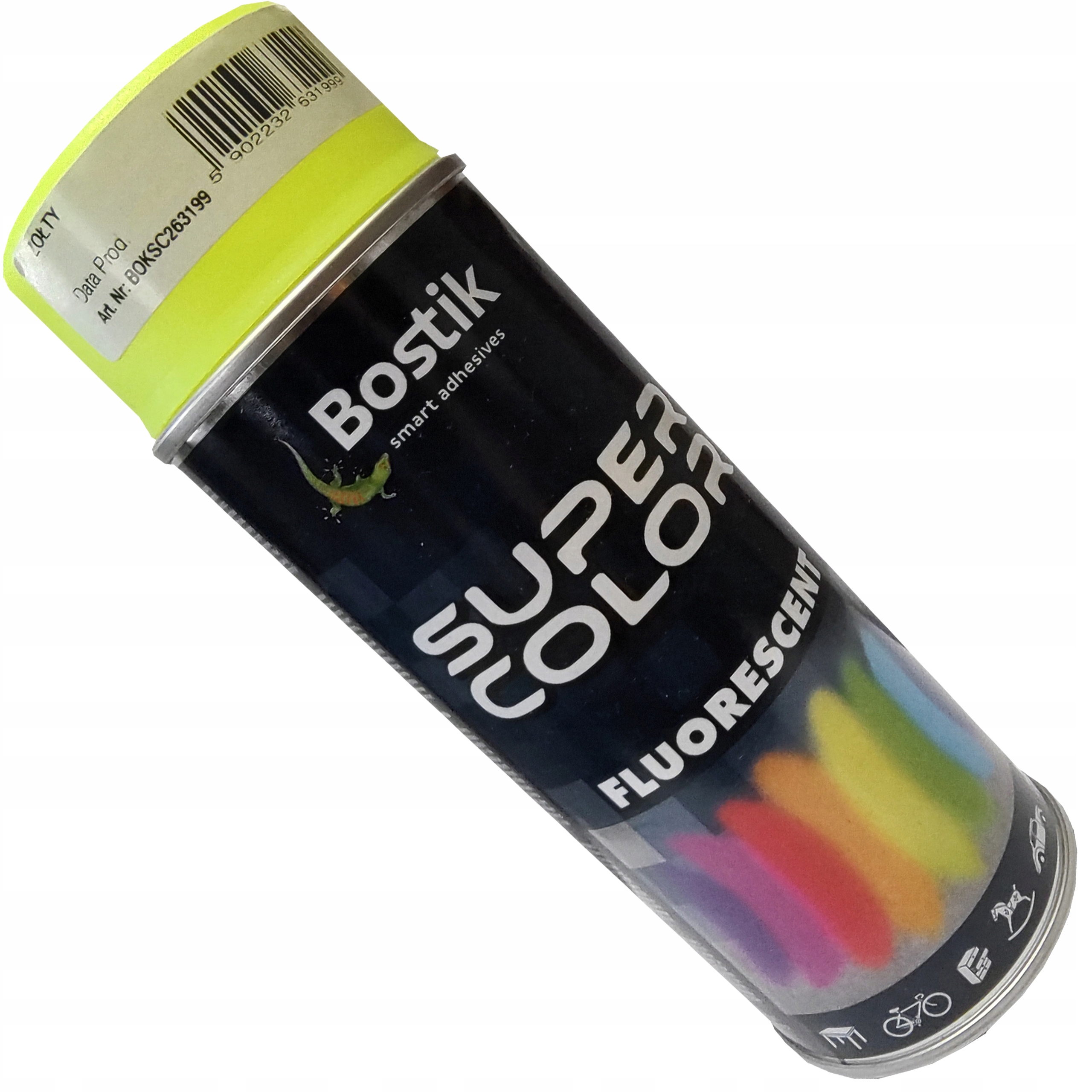 BOSTIK LAKIER FLUORESCENCYJNY ŻÓŁTY 400ML EAN (GTIN) 5902232631999