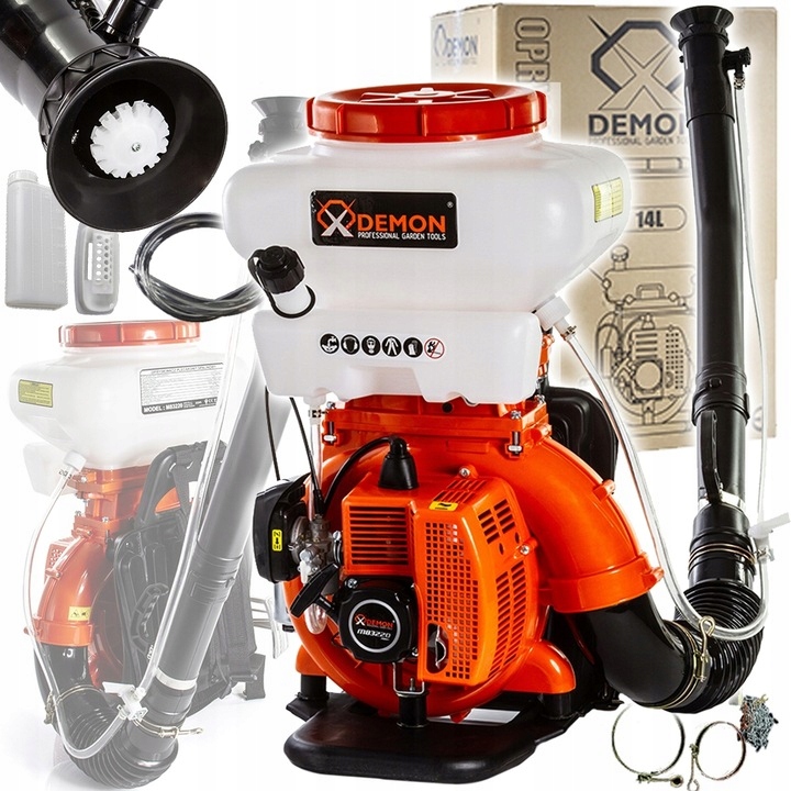 Opryskiwacz Plecakowy 14 L Spalinowy Dmuchawa 3W1 Demon Do Ogrodu