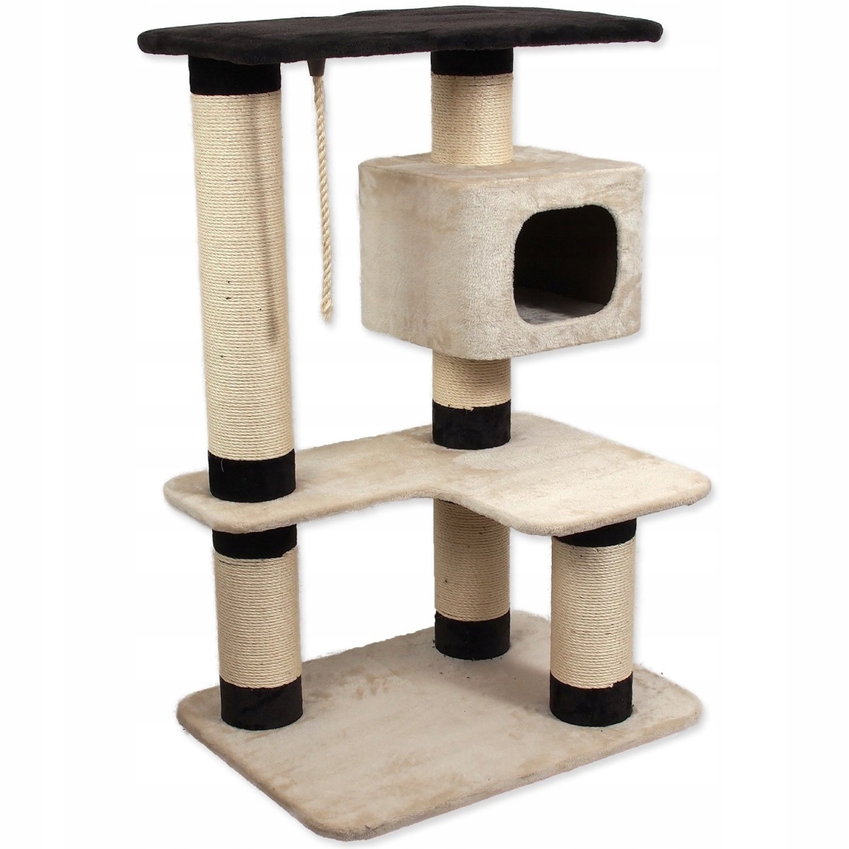 Levně Odpočívadlo Magic Cat Valerie béžovo-hnědé 80x60x121cm