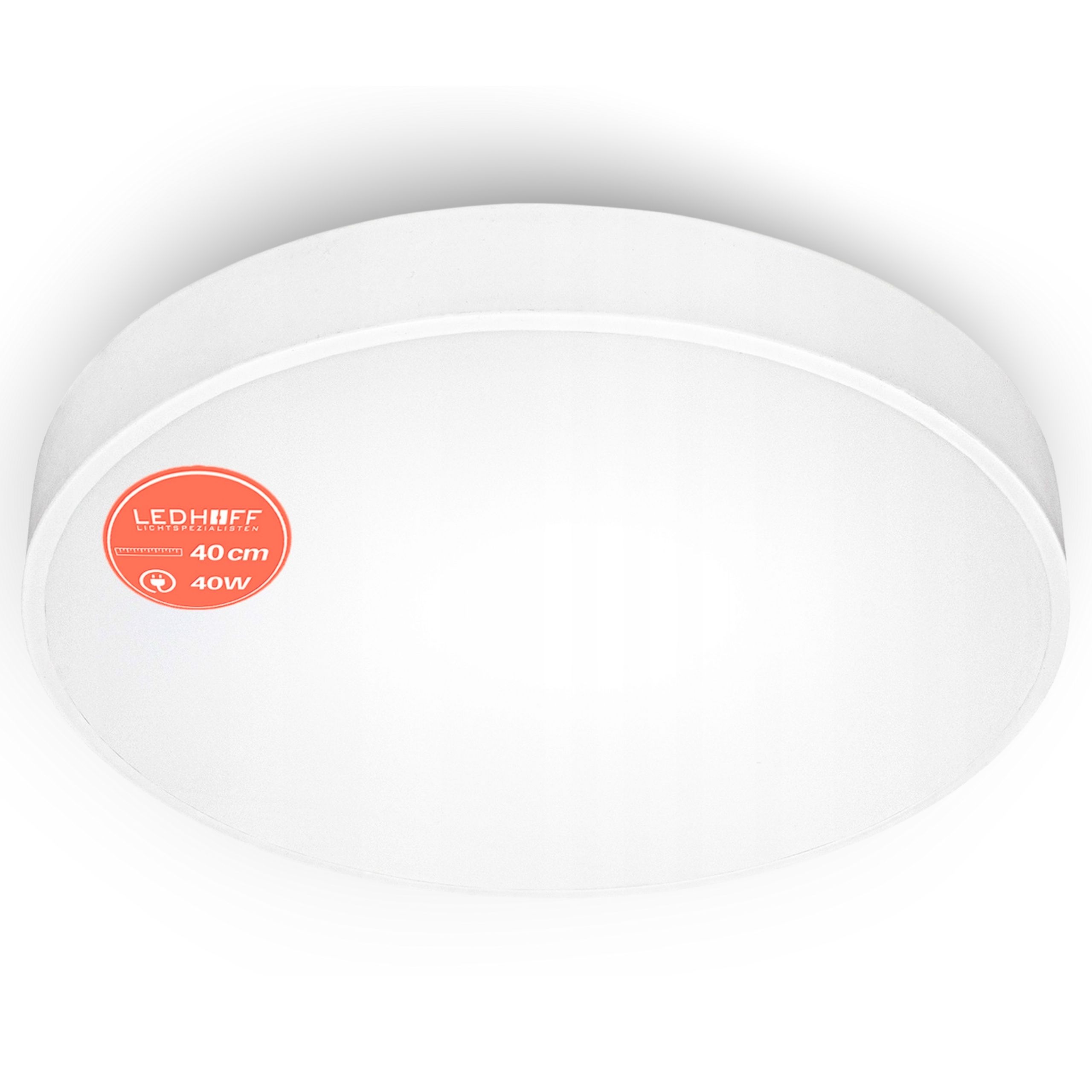 Stropní Svítidlo Bílá Stropní svítidlo kulatá 40 cm nástěnný panel Do Pokoje 40 W