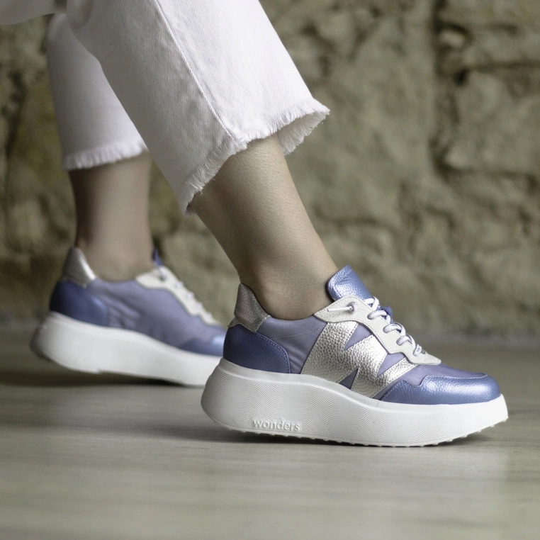 Lehké dámské tenisky Wonders A-3622 Modré 39